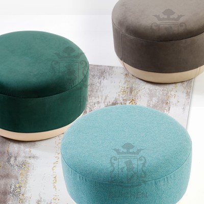 Nordic Sreative Modern Sofa Stool Footstool Chair Living Room Cylindrical Child Activity Room Stool Fitting Stool Ottoman