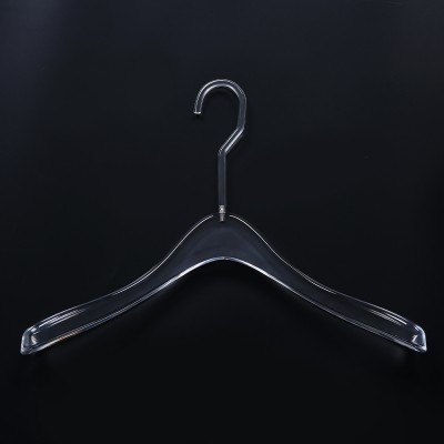 Wholesale Transparent Jeans Skirt Trouser  Hangers Clear  Acrylic Pants Cloth Hanger Rack For Cloth Store