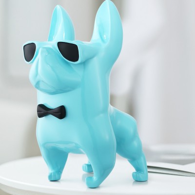 Minimalistic Design Fiberglass Display Fashion Dog Mannequin Model for Window Display Dog Model Shop Decoration