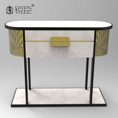 Modern Luxury Shop Counter Design For Garment Store Cash Counter Table