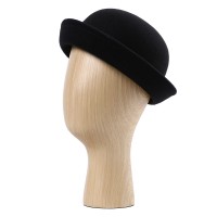 Wholesale Hat Display Wooden Display Head Wooden Faceless Mannequin Head Hat Stand