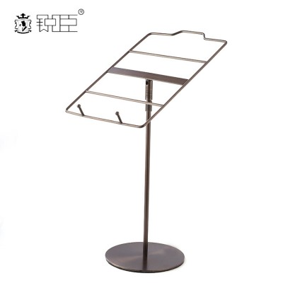 Wholesale Shirt Stand Exquisite Brushed Finish Shirt Display Stand Stainless Steel Display Rack For Clothing Shops