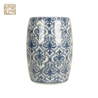 High-end hotel restaurant cafes decorations ceramic vintage stool