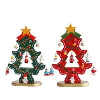 new design best gift wood christmas decoration tree for home decorations