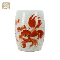 Modern Fashion Retro Chinese Park Decorative Stool ceramic outdoor stool