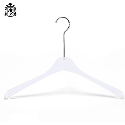 Clothing Store High-grade Transparent Acrylic Hanger Plastic clothing hanging pole