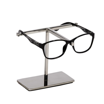 Silver Metal Sunglass Eyeglass Frame Rack Display Counter Stand Sunglass Holder