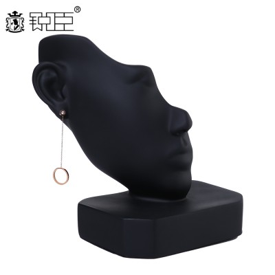 Jewellery Store Earing Stand Black Matte Finish Fiberglass Jewelry Earring Holder Earring Display Stand