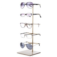 Sunglass Store 5 Tiers Black Metal Sunglasses Stand Eyewear Display Stand Sunglass Display